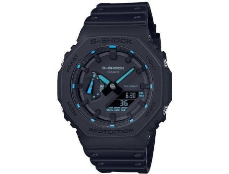 Reloj CASIO G - Shock GA - 2100 - 1A2ER (Resina, Silicona - Negro y Azul)