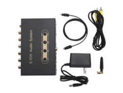 Decodificador De Sonido 5.1 Canales Con Arc, Fibra Óptica, Coaxial, Bluetooth, Dts, Ac3, 100-240 V, Enchufe Estadounidense.