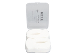200pcs Mascarillas Desechables Para Ojos En Forma De U Hoja De Algodón Con Buena Retención De Agua Mascarilla Compresa Para Ojos