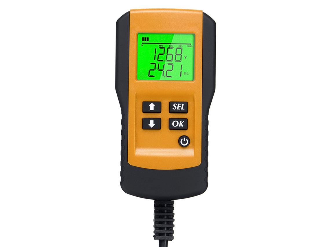 Probador Digital De Baterías De Coche De 12 V, Analizador De Carga De 100-9999 Cca Para Coches