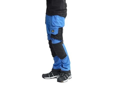 Calça SNICKERS WORKWEAR Bolsos Coldres Calças Elásticas Compridas Allroundwork Azul 46