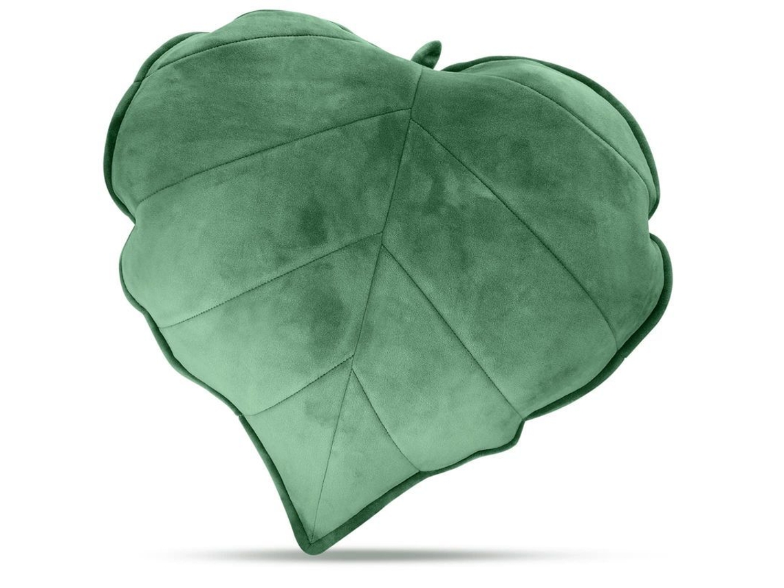 Cojín Linjou 3d Con Forma De Hoja, Decorativo Verde, Estéticamente Bonito, Cojín Suave Para El Hogar.