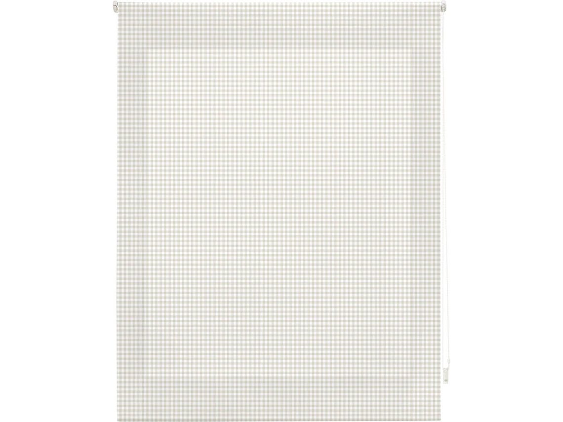 Estor Enrollable HAPPYSTOR Vichy Estampado Digital Fantasia Beige 185x250 cm