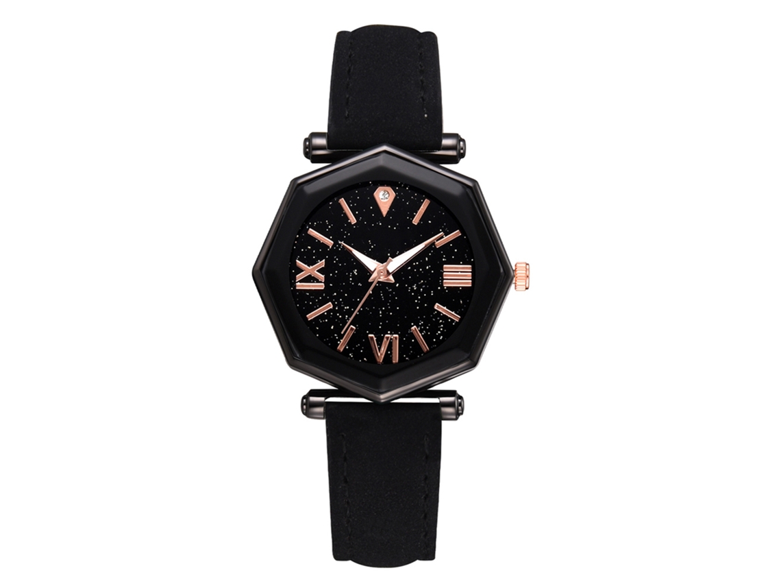 Reloj De Pulsera De Cuarzo Para Mujer Con Correa De Piel Sintética, Estilo Sencillo Y Moderno.