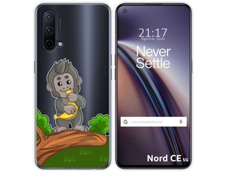 Carcasa OnePlus Nord CE 5G TUMUNDOSMARTPHONE Dibujos Transparente Multicolor