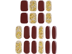 Pegatinas De Uñas De Gel - Requiere Lámpara Led. Fácil De Usar. Cobertura Total.