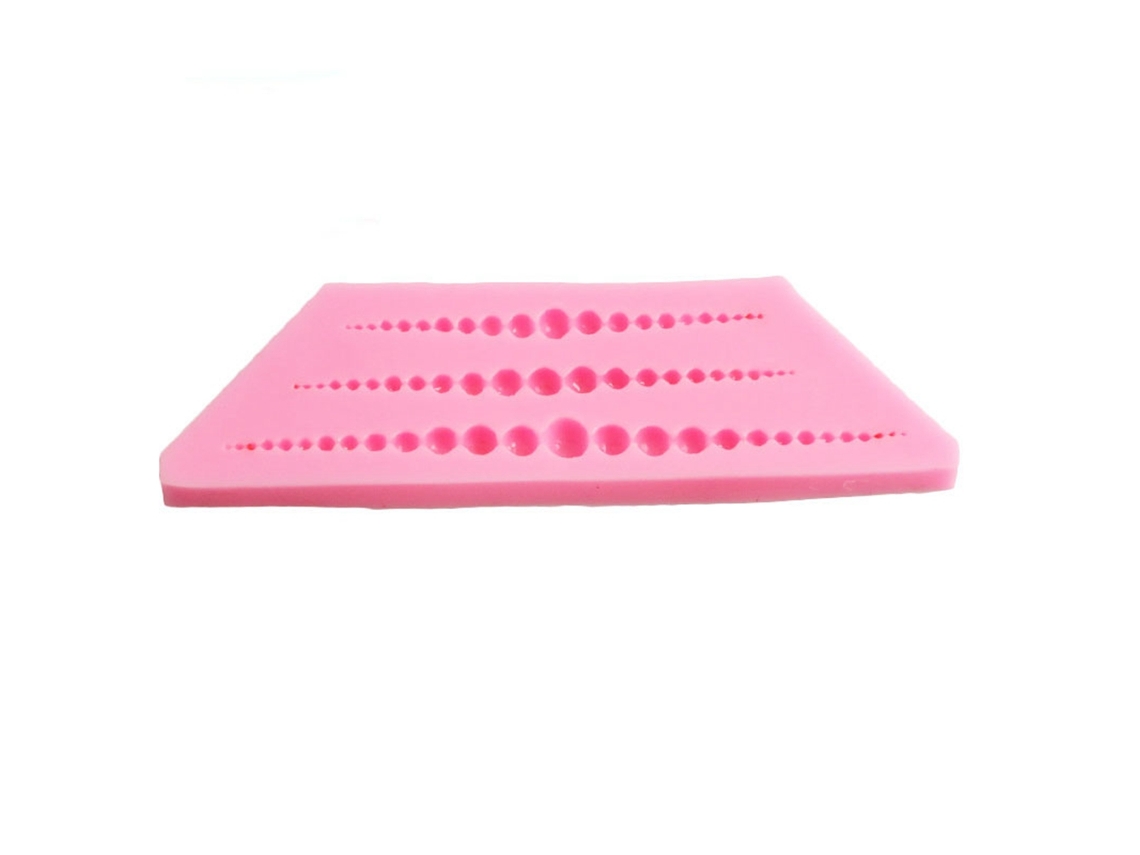 Molde De Silicona Para Chocolate Diy Moldes De Pastel Fondant Decoración Perlas 03