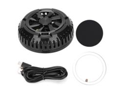 Enfriador De Teléfono Radiador De Semiconductor Magnético Ventilador De Refrigeración Recargable X6 Negro