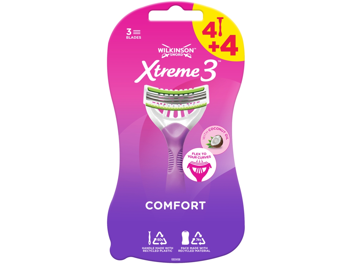 Maquinilla de afeitar Wilkinson Xtreme 3 Beauty de 8 piezas