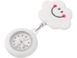 Reloj Enfermera Silicona Blanca Portátil Diseño Adorable Sencillo Fácil Llevar Bolsillo Enfermeras Médicos