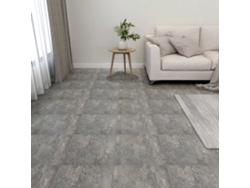 Lamas Para Suelo Autoadhesivas 55 Uds Pvc Gris 5,11 M²