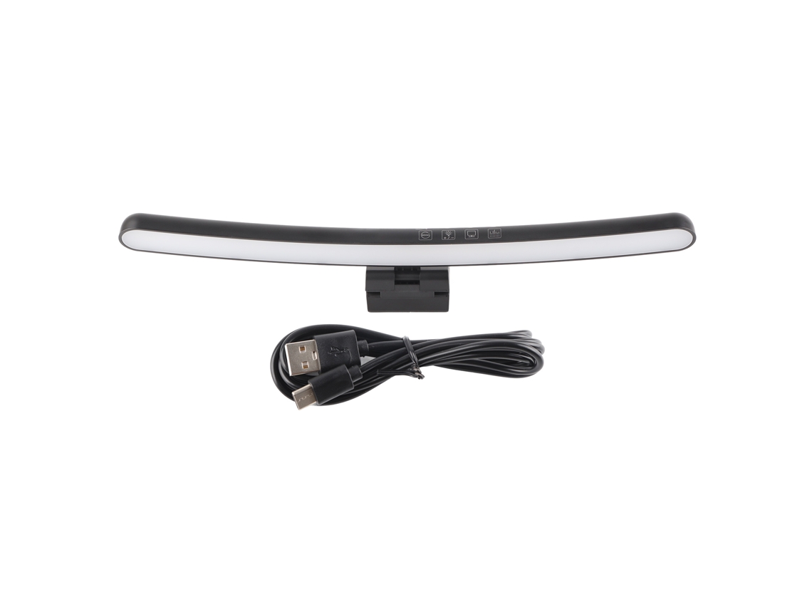 Barra De Luz Led Para Monitor De Ordenador Con Atenuación Táctil Rgb Y Diseño Asimétrico 5v 1a