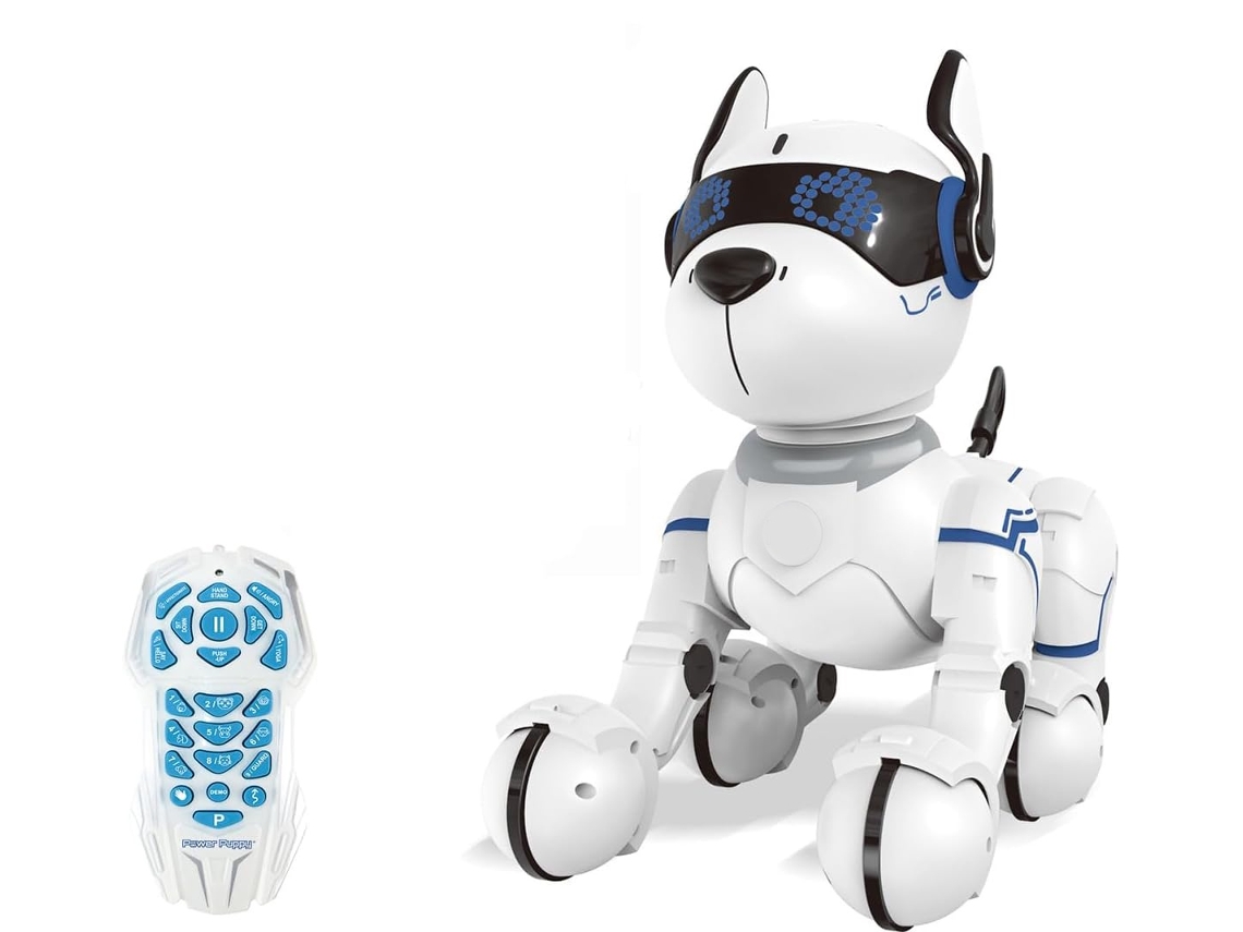 Robot Inteligente Para Entrenar Perros, Programable Con Control Remoto, Control De Gestos (blanco)