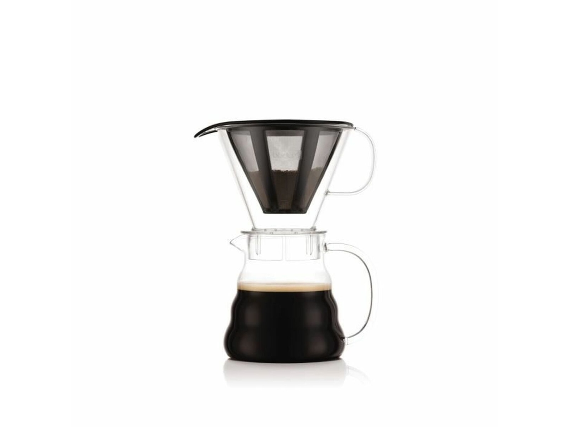 Cafetera Melior, filtro de malla permanente para acero inoxidable, 5 tazas, 0,6 L