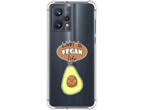 Carcasa Realme 9 Pro Plus 5G TUMUNDOSMARTPHONE Dibujos Antigolpes Vegan Life Multicolor