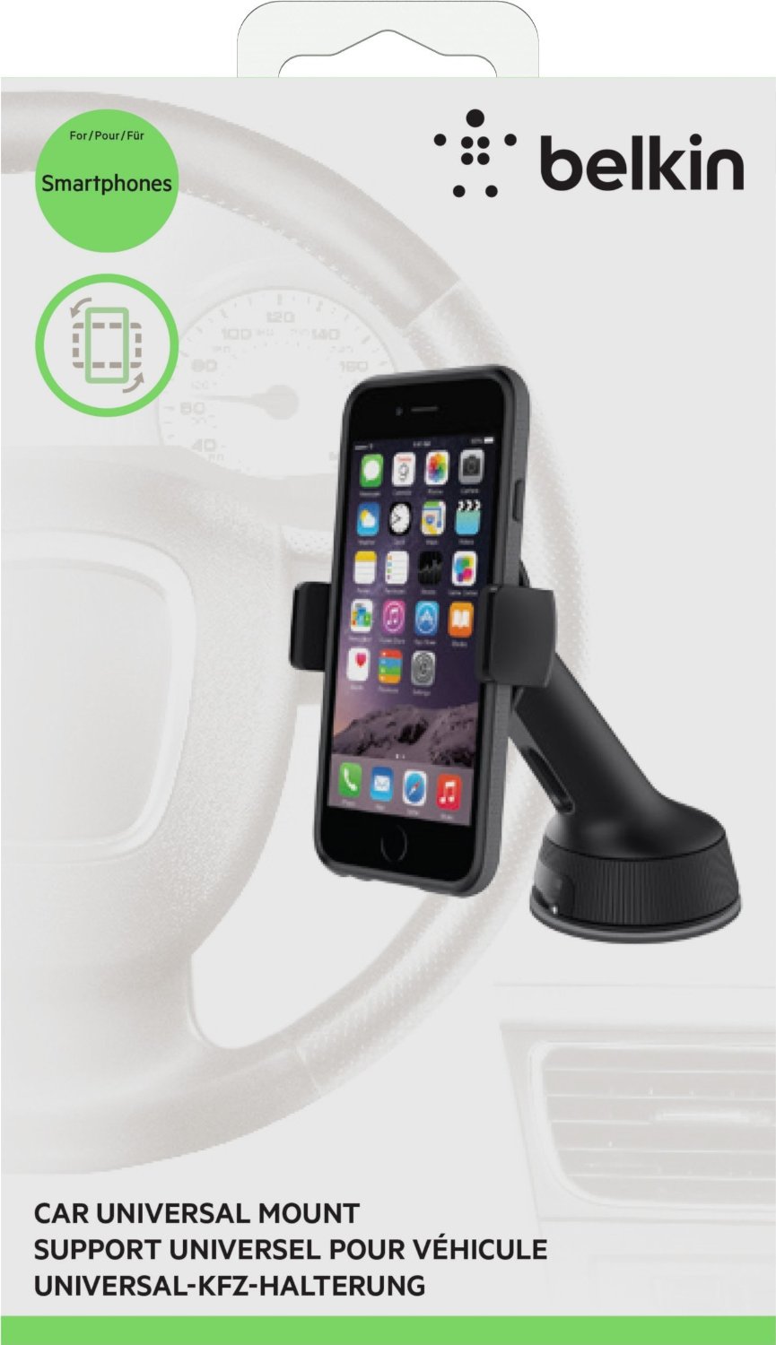 Belkin F8m978bt Coche soporte pasivo negro universal de smartphone parabrisas 6
