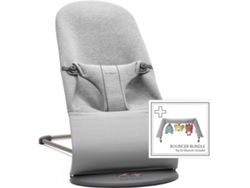 Conjunto de Jersey BABYBJÖRN 3D Bundle Light Grey con Toys Soft Friends con Marco Gris Oscuro
