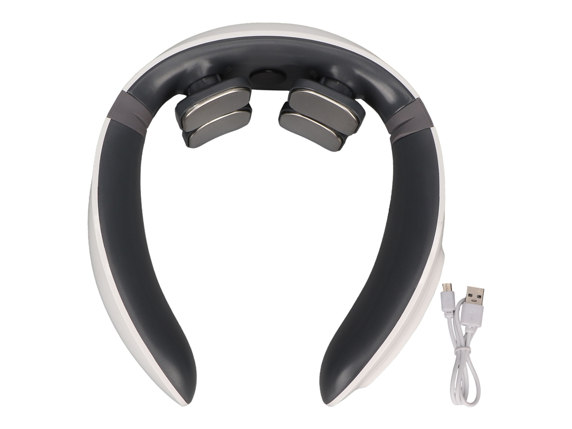 Masajeador De Cuello Inteligente Con Calentamiento Y Pulsos Eléctricos Para Relajación Profunda