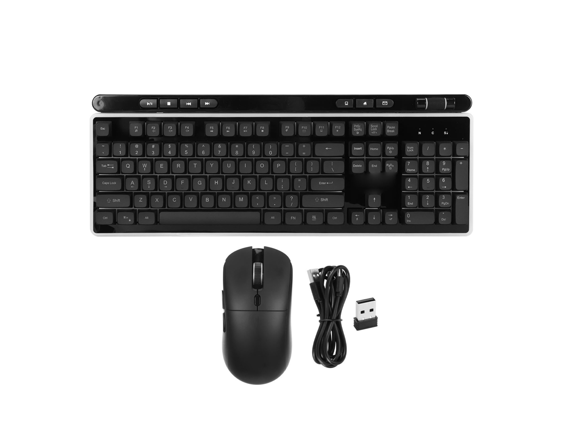 Combo de teclado y ratón inalámbricos RGB