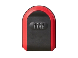 (rojo) Candado De Combinación De 4 Dígitos, Caja De Seguridad Para Llaves, Caja Fuerte Para Llaves