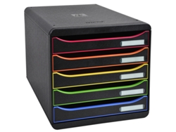 Caja de Gaveta EXACOMPTA Big-Box Plus 5 Gavetas Arlequín