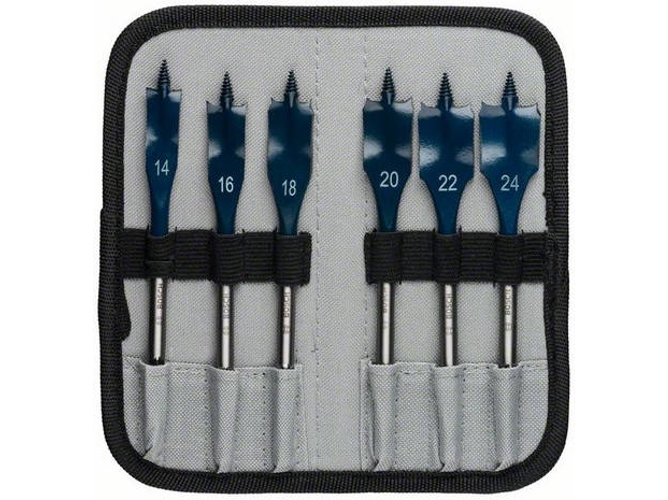 Broca Plana BOSCH Madera Selfcut: Set 6 Un: 14-24