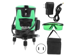 Nivel Láser Verde Autonivelante Con 5 Líneas Y Rotación De 360 Grados Para Construcción Y Decoración.