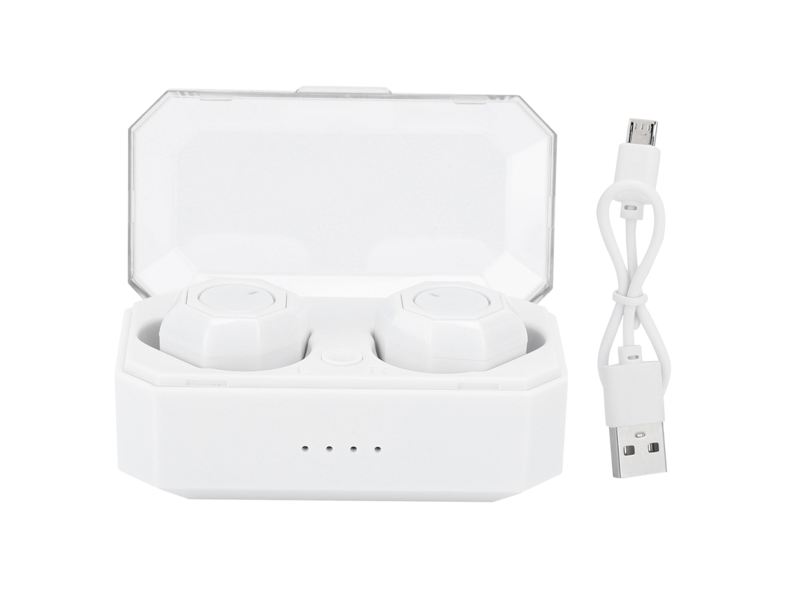 Auriculares Deportivos Inalámbricos Estéreo Intrauditivos Bluetooth 5.0 Tws - Blanco