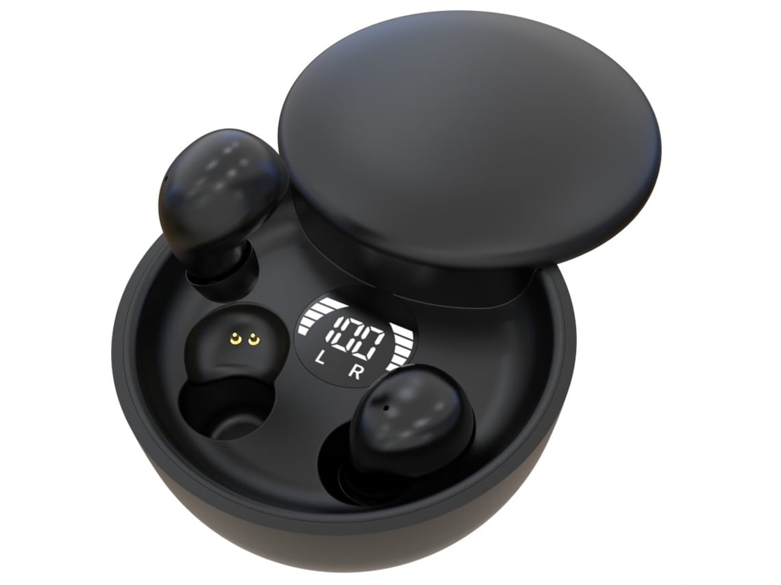 Auriculares YEMAESRE Bluetooth Ergonómicos Invisibles para Agua Negros