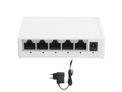 Switch Ethernet Gigabit 5 Portas Rj45 10/100/1000mbps E100-5g Para Redes Domésticas E Escritórios