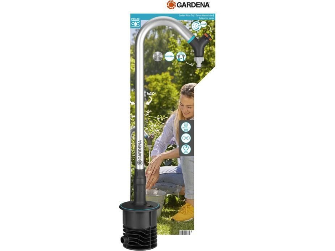 Grifo De Jardín Pipeline Gardena Anti Salpicaduras