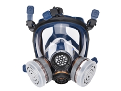 Máscara De Gas Facial Completa De Silicona Para Pintura Y Pulverización
