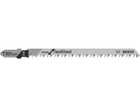 Hoja de Sierra de Calar BOSCH T 301 Cdf Clean para Hard Madera