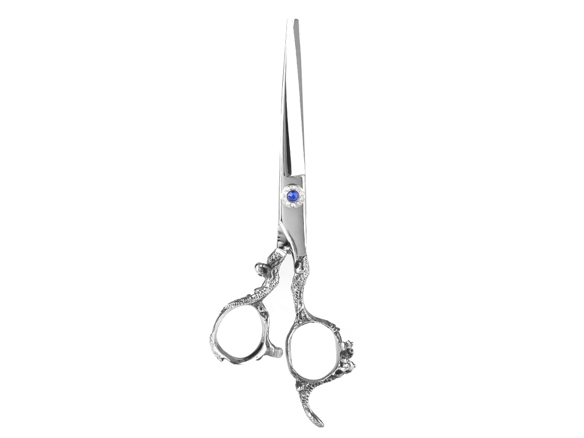 Tesoura profissional de corte e afiação para cabeleireiro e barbeiro, modelo 2026.