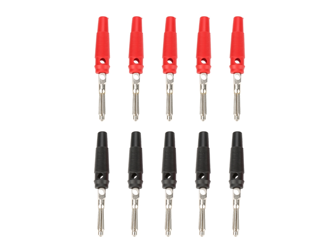 10 Conectores Banana De 4 Mm Para Sondas De Prueba De Amplificadores De Altavoces