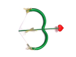 Juego De Arco Y Flechas De Cupido, Accesorios Para Fotos Y Disfraz Para Adultos, Color Verde.