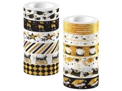 12 Rollos De Delicada Cinta Washi Para Un
