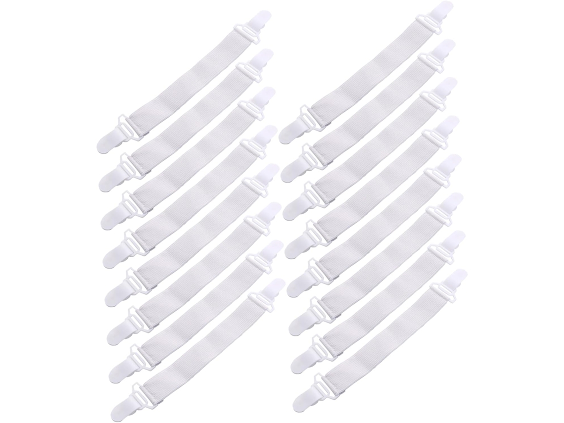 16 Hebillas Antideslizantes Para Sábanas,