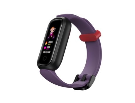 Pulsera Deportiva Infant T12 Real Monitor Presión arterial Monitoreo del sueño Impermeable Púrpura