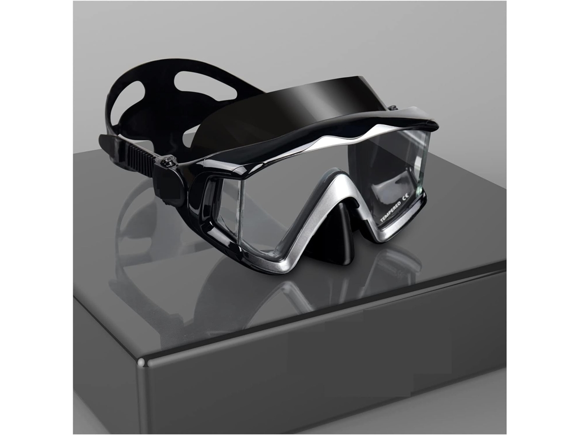 Minibotella De Buceo, Máscara De Buceo Para Adultos De Cristal Templado, Gafas Panorámicas.