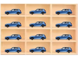 Soporte Compacto De Madera Para Exhibir Autos De Colección – Estante De Almacenamiento Sin Perforaciones
