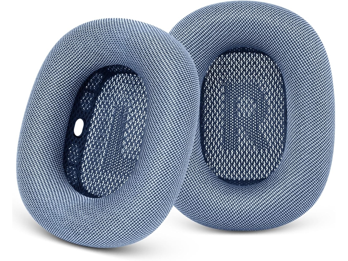 Compatibles con los Apple AirPods Max, estas almohadillas están hechas de tela de malla con espuma viscoelástica e imanes. Green Chennnls