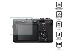 Juego de 5 protectores de pantalla de vidrio templado antirroturas y arcos para Sony FX30 (5 unidades)