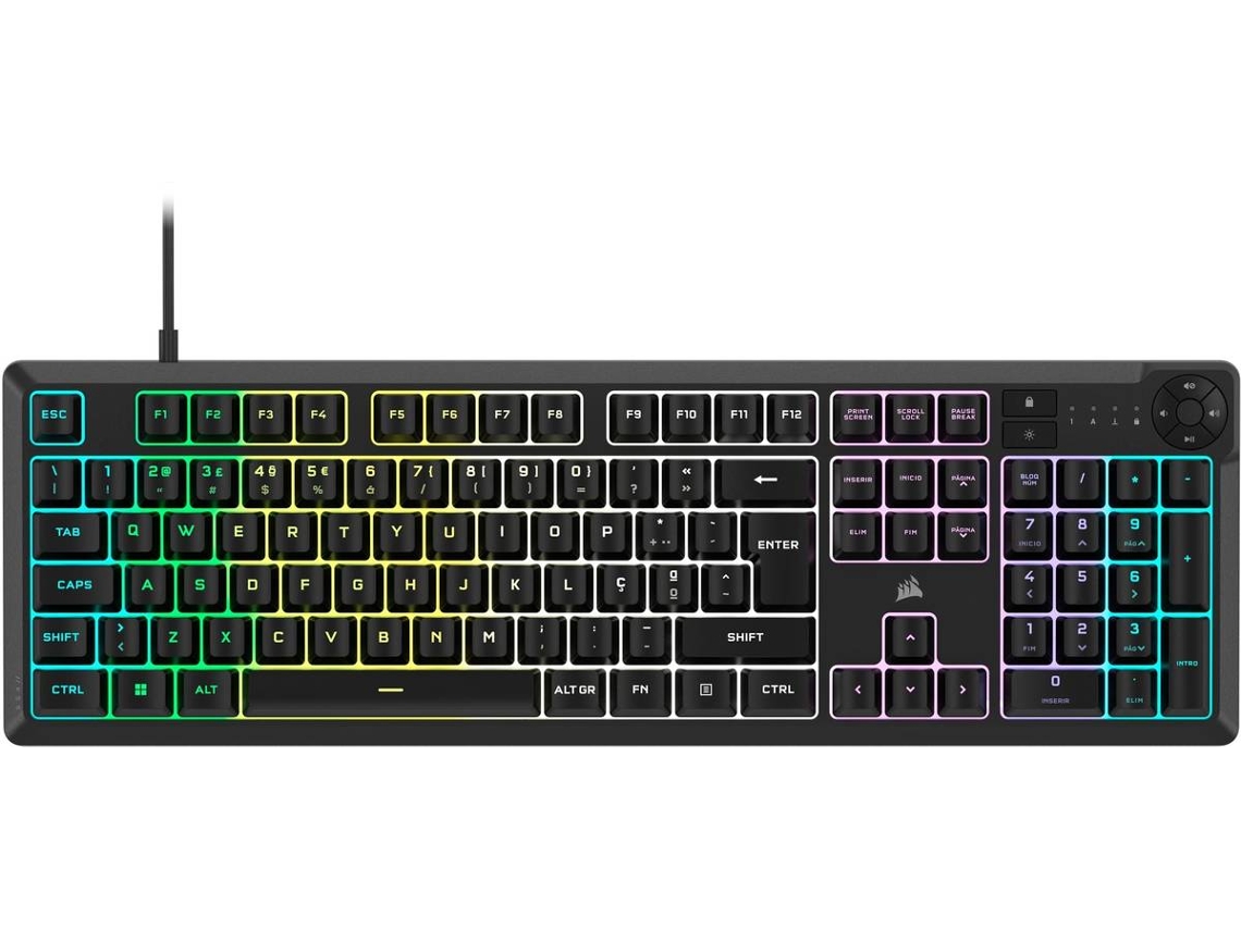 Teclado Gaming CORSAIR K55 Core (Negro)