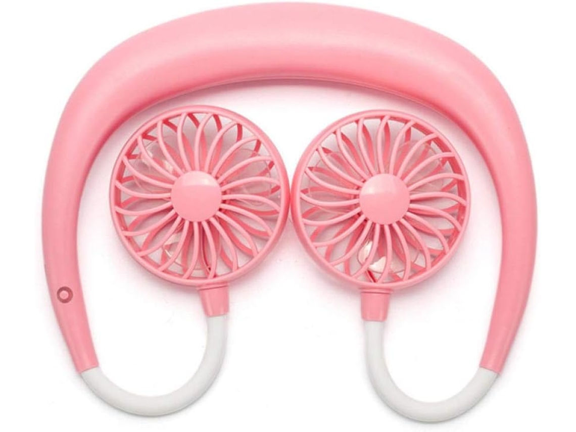 Mini Ventilador Portátil Recargable Por Usb Para El Cuello Colgante Con Carga Perezosos Deportivo -