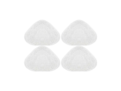 4 almohadillas triangulares lavables y reutilizables para aspiradora, paño de limpieza para pisos