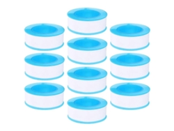 Cinta selladora para tuberías, cinta para tuberías de agua, aplicaciones para tuberías, alta resistencia, 10 rollos. Rosewell