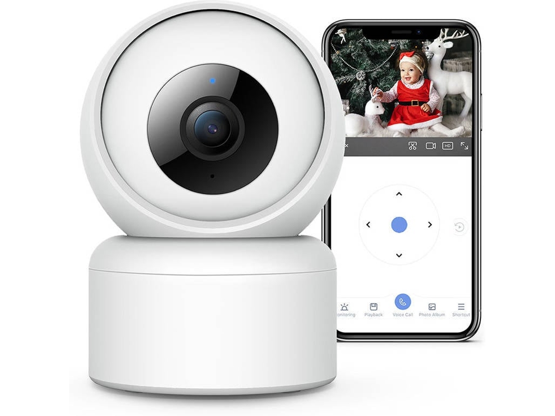 Intercomunicador Para Bebé Digitallab C20 (360° Wifi 1080p Branco)