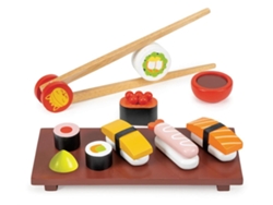 Juego de sushi de madera Mentari: juguete educativo para niños