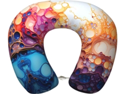 Almohada Viaje Espuma Viscoelástica Poliéster, Felpa Viscoelástica: Cómodo: Soporte. Ajustable